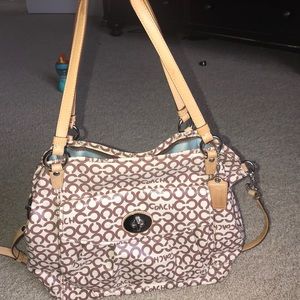 authentic COACH tote, Tiffany&Co blue color liner